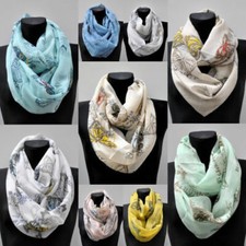 Loop Schal Schlauchschal Rundschal Halstuch Tuch Halstücher Schmetterling Tücher