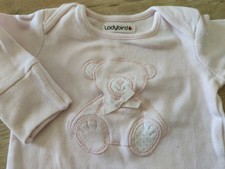 Ladybird Schlafanzug Einteiler Strampler rosa Mädchen Teddy Gr. 56