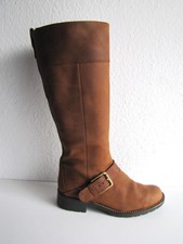 Clarks Damen Stiefel Gr.39 UK 6 Farbe Cognac Echtleder Top Zustand!