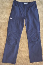 Fjällräven Fjäll Räven Hose Gr 38 ZIP Off Kurze Lang Leicht Top Zustand