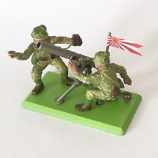 Britains Detail japanische 75 mm Waffenständer Flagge & Soldaten 2. Weltkrieg. Made UK Maßstab 1:32