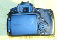 Canon EOS 60D DSLR Kamera  Gehäuse Schwarz  DEFEKT Äußerlich durchaus passabel