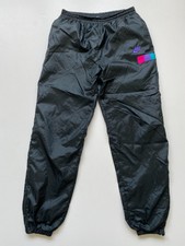 NIKE® 80's Glanz Shiny Herren Poly Vintage Jogginghose Gr.L Trainingshose 3332