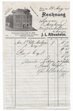 Soest, Westfalen, dekorative Rechnung,"Getreidemühle Saatartikel", 1915