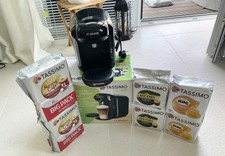 Tassimo Vivy 2, Bosch TAS1402, Kaffemaschine, inkl. 106  Kaffeekapseln, schwarz