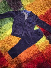 Lupilu Baby Jogginganzug Set Jacke und Hose Gr. 86/92 blau Nikistoff