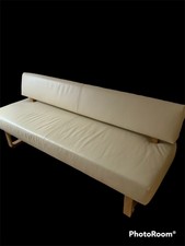 Polsterbank Echtleder Gelato verstellbare Lehne wenig benutzt