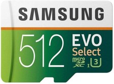 Samsung MB-ME512GA/EU EVO Select 512 GB microSDXC UHS-I U3 Speicherkarte inkl. S