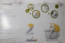 Kinderkraft Babywippe UNIMO,5in1,Babyschaukel,Schaukelwippe,Wiege,Gebraucht,Gelb