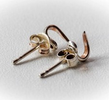 Ohrstecker Halter für 5mm Stein Bastelbedarf