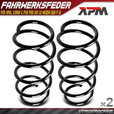 2x Federn Fahrwerksfeder Vorne für Opel Corsa C Vauxhall 2000-2006 1.0 1.2 1.4