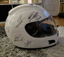 MOTOGP HELMET Helm SIGNED X 16 VALENTINO ROSSI STONER LORENZO HAYDEN SIMONCELLI