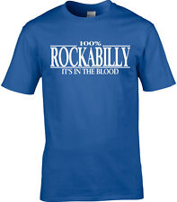Rockabilly Herren T-Shirt - 100% Rockabilly-Musik Geschenk Rocker Größere Größen