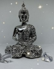 ॐ Buddha Dekoration Schreibtisch Figur Glücksbringer Yoga Meditation ॐ