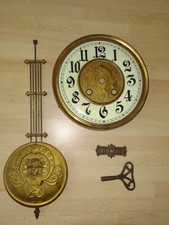 Sehr Schönes Jugendstil Prunk Zifferblatt für Gustav Becker Freischwinger 