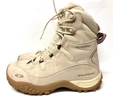 Beige Winterschuhe von SALOMON Gr. 38,5 UK 5,5 TOPZUSTAND !!!