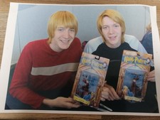 Harry potter Fred & Georg Mattel Figuren mit orig. Unterschrift 