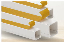 Hochwertige Kabelkanäle SELBSTKLEBEND  verschiedene Größen Reinweiß    