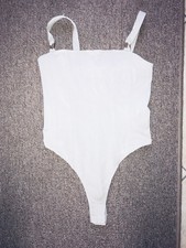 H+M Body Miederbody Stringbody Gr.XS grau