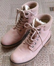 TAMRIS Duo TEX Boots Stiefelette Puderrose 40 Schurwolle gefüttert+Wechselsohle