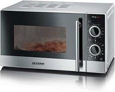 Severin MW 7874 Mikrowelle 2-in-1 Mikrowelle mit Grill 700W 9 Automatikprogramme