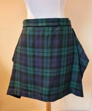 Vivienne Westwood Grün Tartan Kariert Rock Größe 44