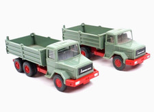 2x Wiking Magirus Deutz Muldenkipper, resedagrün - ZY18947