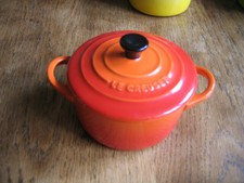 Mini Cocotte Le Creuset Steinzeug/Keramik oranke 250 ml