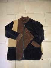 Damen Jacke / Mantel, Gr.44/46, DW-SHOP, schwarz-braun-ocker, 