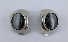 Ohrclips Ohrschmuck Modeschmuck silberfarben