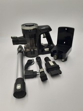 Akku Staubsauger Handsauger kabellos beutellos leise LED leicht Teppich schwarz