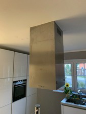 Designerhaube Siemens Inselhaube Inselesse Dunstabzugshaube LF457CA60 Edelstahl 