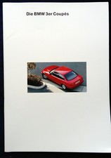 BMW 3er, E 36  Prospekt, 2.1993 Modelle: 316i, 318iS, 320i, 325i,Coupe, mit M3