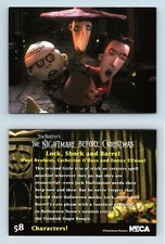 Lock, SHOCK & Barrel #58 Tim Burton NIGHTMARE BEFORE CHRISTMAS 2001 NECA Karte
