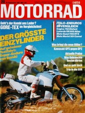Motorrad 20/1987: Kawasaki GPZ 600 R, Kawasaki GPX 600 R, Cagiva 750 Elefant