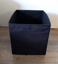 Dröna IKEA Fach Box Schwarz Aufbewahrung für KALLAX Regal gebraucht