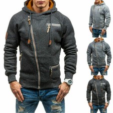  Langarm Hoodies Full Zipper Sport Sweatshirt Herbst Plain Freizeit Tops