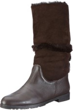 CAFèNOIR LF708 Damen Stiefel Hohe Langschaft Boots, Braun, EU 38