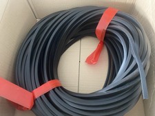 50 Meter Vollgummi U-Profil 4mm / BxH= 8x12mm