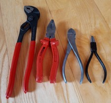 Knipex 89-250 Wasserpumpenzange , Granit Seitenschneider , Kombi Rund Zange Top!