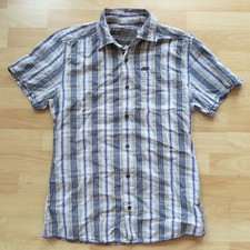 s.Oliver  Herrenhemd Gr. S (Kurzarm, Lila-Kariert)