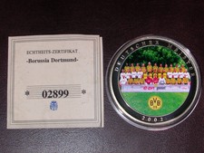 BRD - Große Fussball Gedenkmedaille - Borussia Dortmund 2002 - Top Stück