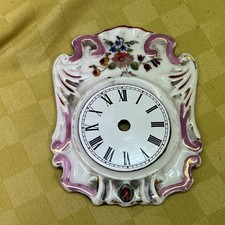 Jockele Porzellanschild Antik Zifferblatt Miniatur Schwarzwalduhr Sorguhr Uhr