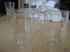 Teegläser, 3 Stück, Gläser, Schott, Henkelgläser, Kakaogläser, Kaffeegläser