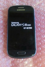 Samsung Galaxy s3 Mini gt-i8190n Android blau Sim Frei Entsperrt Smartphone