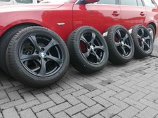 BMW 3er F30 F31 17 Zoll Alu Winterräder schwarz BRIDGESTONE 6,5mm 85% RunFlat