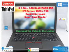 Lenovo ThinkPad x260 i5 2,3 GHz 8GB RAM 256GB SSD IPS SCREEN B\L Tastatur (588)