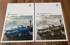 VW Volkswagen Eos GT Sport Prospekt Broschüre 05/09 Mai 2009 + Technik