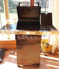 Grillstar Gasgrill Außenküche Atlanta 350 -1 II  mit 3 Brenner & Seitenkocher 