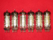 1x ECH81 TELEFUNKEN RAUTE Röhre geprüft Tube 6AJ8 Valve Valvula Valvola Tutto